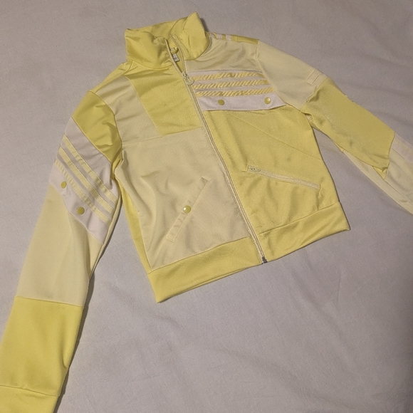 Adidas Women Originals x DANIËLLE CATHARI in Shock Yellow Tracksuit - Picture 7 of 11